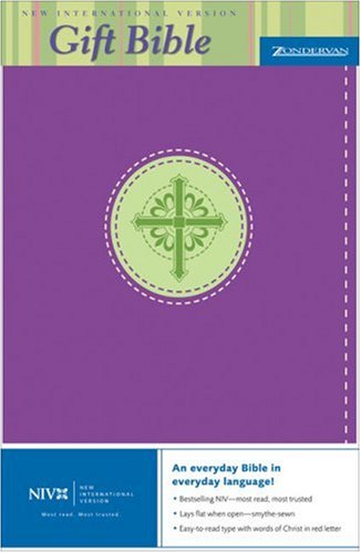 2006 Easter Green/Purple Debossed Cross Bible - Walmart