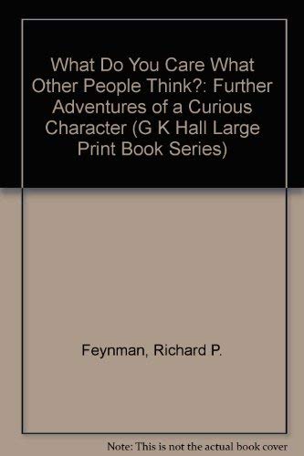 What do YOU care what other people think?