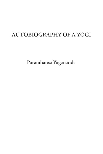 Autobiography of a Yogi