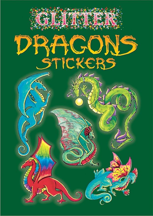 Glitter Dragons Stickers (Glitter)