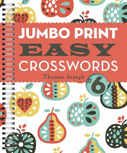 Jumbo Print Easy Crosswords #6