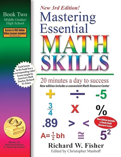 Mastering Essential Math Skills, Book 2 : Middle Grades/High School, 3rd Edition