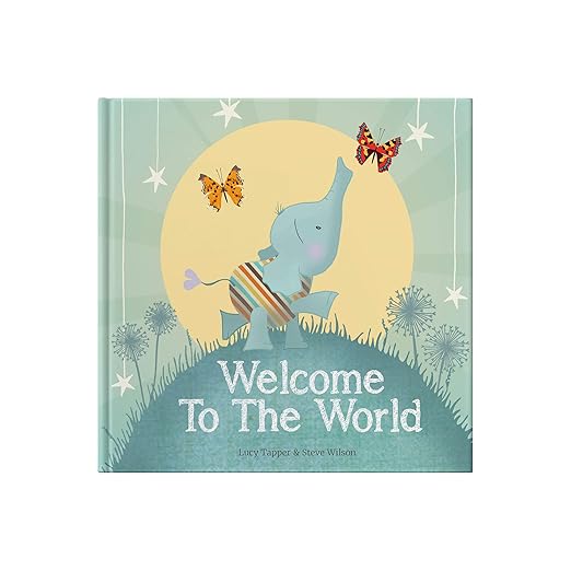Welcome to the World - keepsake gift book for a new baby