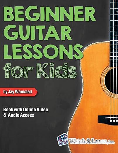 Beginner Guitar Lessons for Kids Book