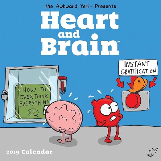 Heart and Brain 2019 Wall Calendar