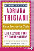 Don't sing at the table