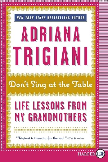 Don't sing at the table