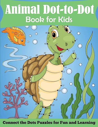 Animal Dot-To-Dot Book for Kids