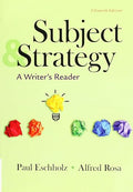 Subject & strategy