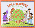 Ten red apples