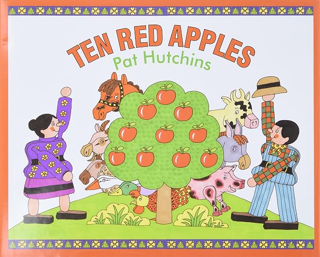 Ten red apples