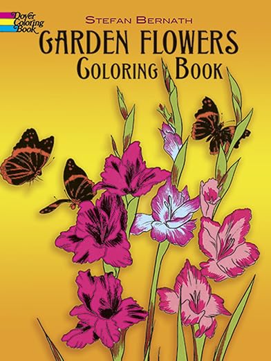 Garden Flowers Coloring Book (Color Your World)