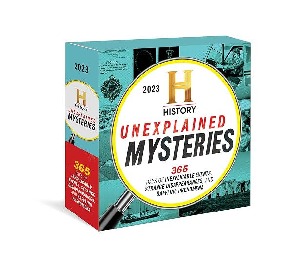 2023 History Channel Unexplained Mysteries Boxed Calendar
