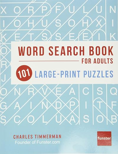 Funster Word Search Book for Adults