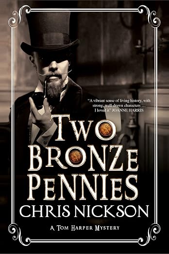 Two bronze pennies