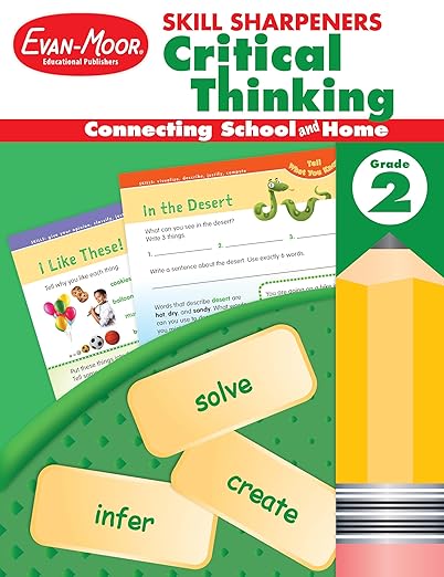 Skill Sharpeners Critical Thinking, Grade 2