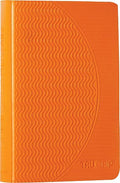 ESV Compact TruGrip Bible, Rubber Cover, Orange, Red Letter Text