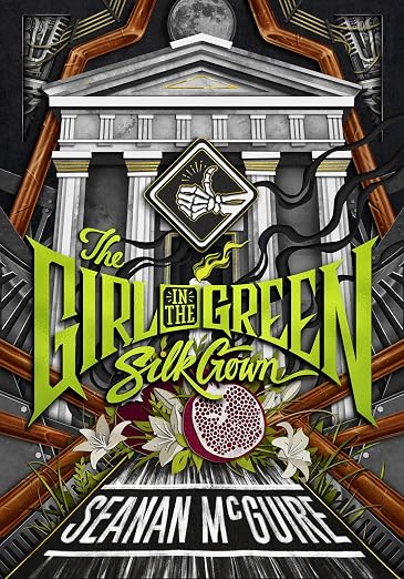 The girl in the green silk gown