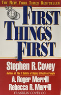 First things first