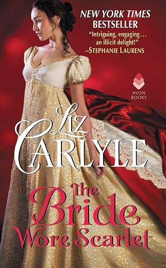 The bride wore scarlet